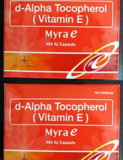 200 Caps Myra E 400 IU new