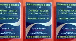 3 Sanitary Green Oil new