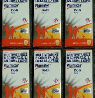 6 Pharmaton Kiddi Vit Syrup new