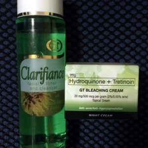 gt clarifiance toner and gt bleaching cream