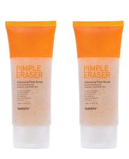 2 quickfx face scrub