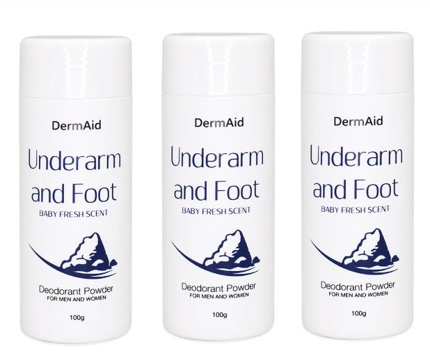 3 pcs underarm & foot 3 pcs underarm & foot