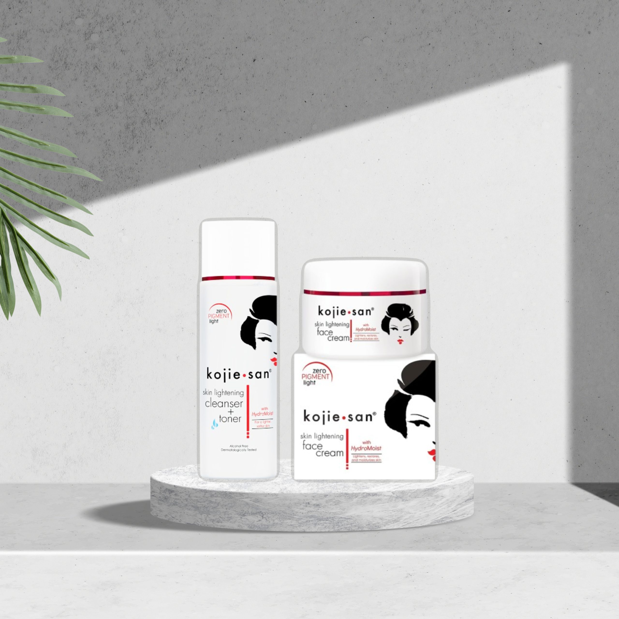2 Kojie San Cleanser Toner Dual Whitening Kojic Acid Cream