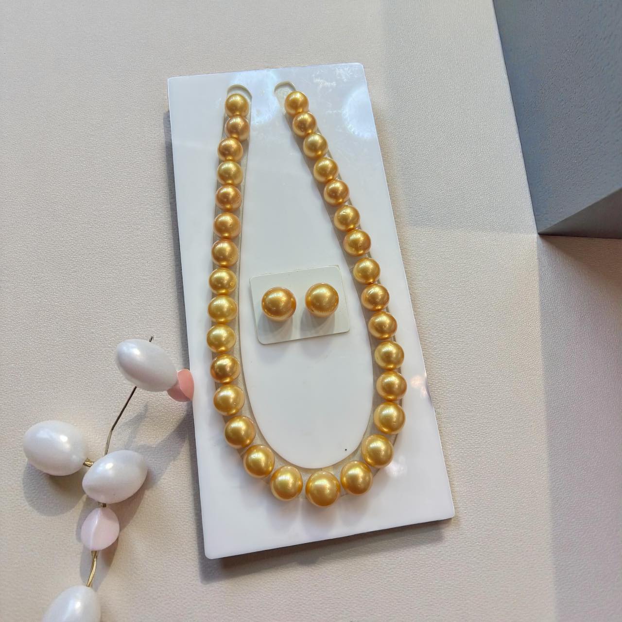 Code P000002 – 12-13mm South Sea Necklace and Earrings